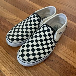Black and White Checkered Vans